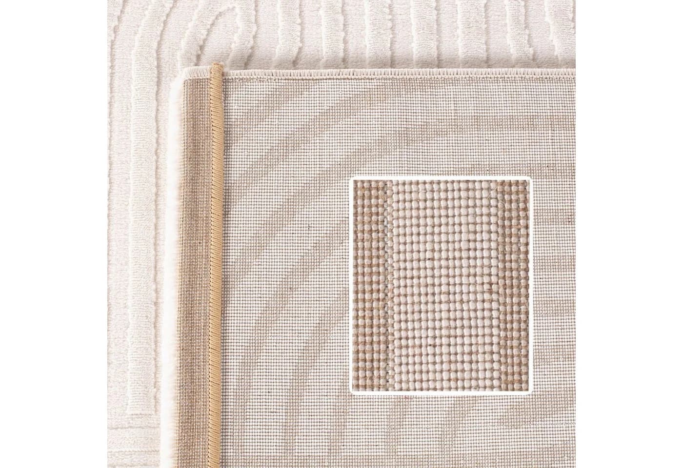 SIMPEX24 Designteppich Skandinavisches Boho Design Beige Läufer - Bild 5