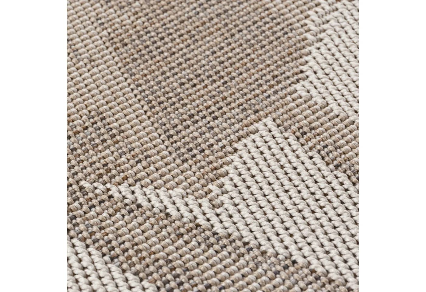 SIMPEX24 Outdoorteppich Boho Design Beige Wetterfest - Bild 5