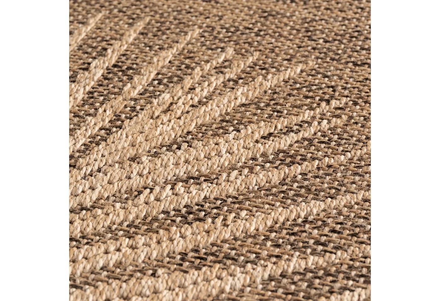 SIMPEX24 Outdoorteppich Boho Design Beige Wetterfest - Bild 5
