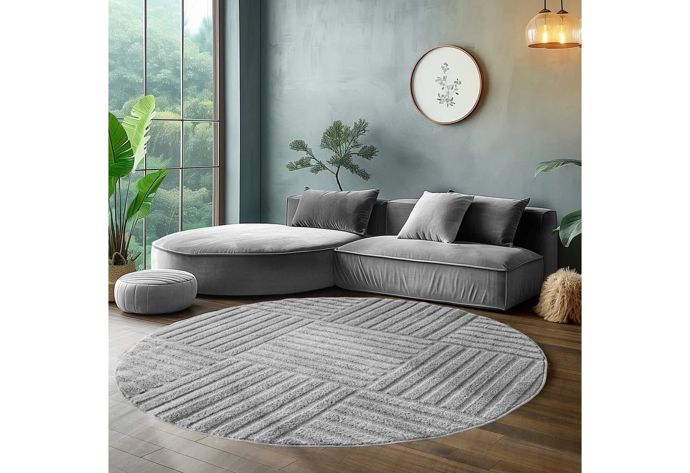 SIMPEX24 Designteppich Boho Design Rund - Bild 2