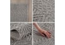 SIMPEX24 Designteppich Einfarbig Boucle Loop Grau Silber Bild 1