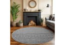 SIMPEX24 Designteppich Einfarbig Boucle Loop Grau Silber Bild 2