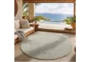 SIMPEX24 Outdoorteppich Skandinavisch 3D Grün Rund Bild 3