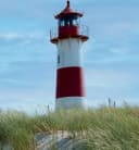 MyMaxxi Sichtschutzstreifen Leuchtturm an der Nordsee Blau Polyester Bild 3