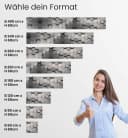 MyMaxxi Küchenrückwand Selbstklebend Abstrakte Sechsecke 3D Spritzschutz Folie Bild 5