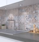 MyMaxxi Küchenrückwand Retro Mosaik Selbstklebend Spritzschutz Bild 2