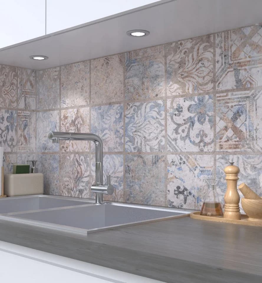 MyMaxxi Küchenrückwand Retro Mosaik Selbstklebend Spritzschutz - Bild 2