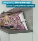 MyMaxxi Küchenrückwand Selbstklebend Lila Blumen Spritzschutz Folie Bild 3