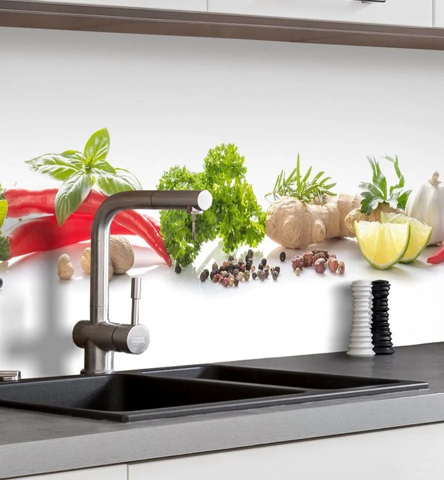 MyMaxxi Küchenrückwand selbstklebend Spritzschutz Gewürze Gemüse - Bild 2