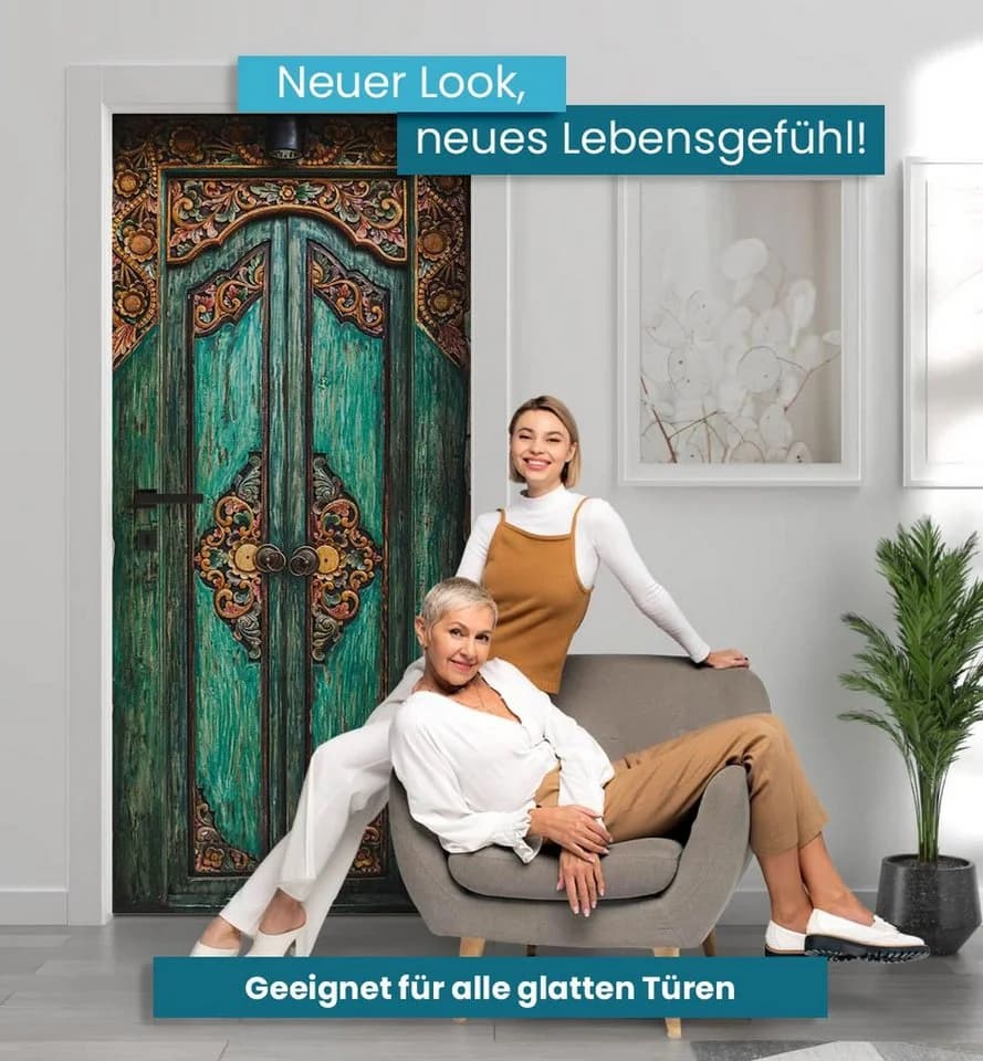 MyMaxxi Dekorationsfolie Türtapete Luxus Holztür - Bild 3