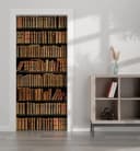MyMaxxi Dekorationsfolie Türtapete Bücherregal Selbstklebend Bild 1
