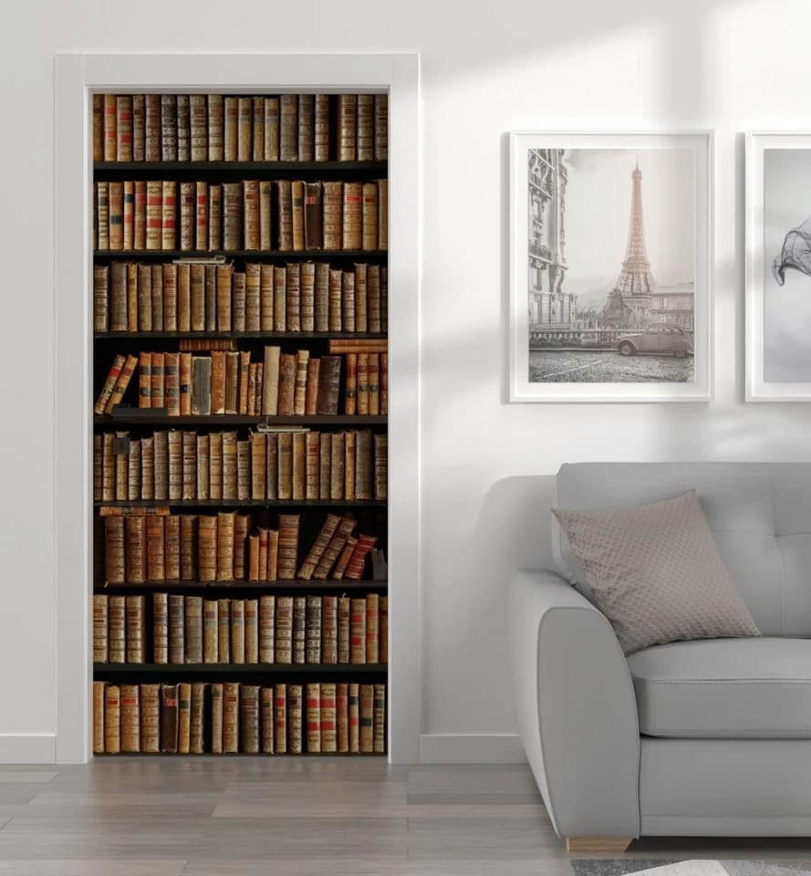 MyMaxxi Dekorationsfolie Türtapete Bücherregal Selbstklebend - Bild 2