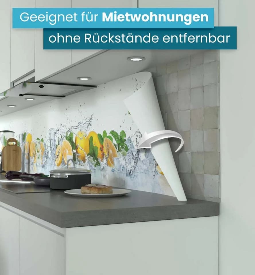 MyMaxxi Küchenrückwand Zitrone Selbstklebend Spritzschutz - Bild 3