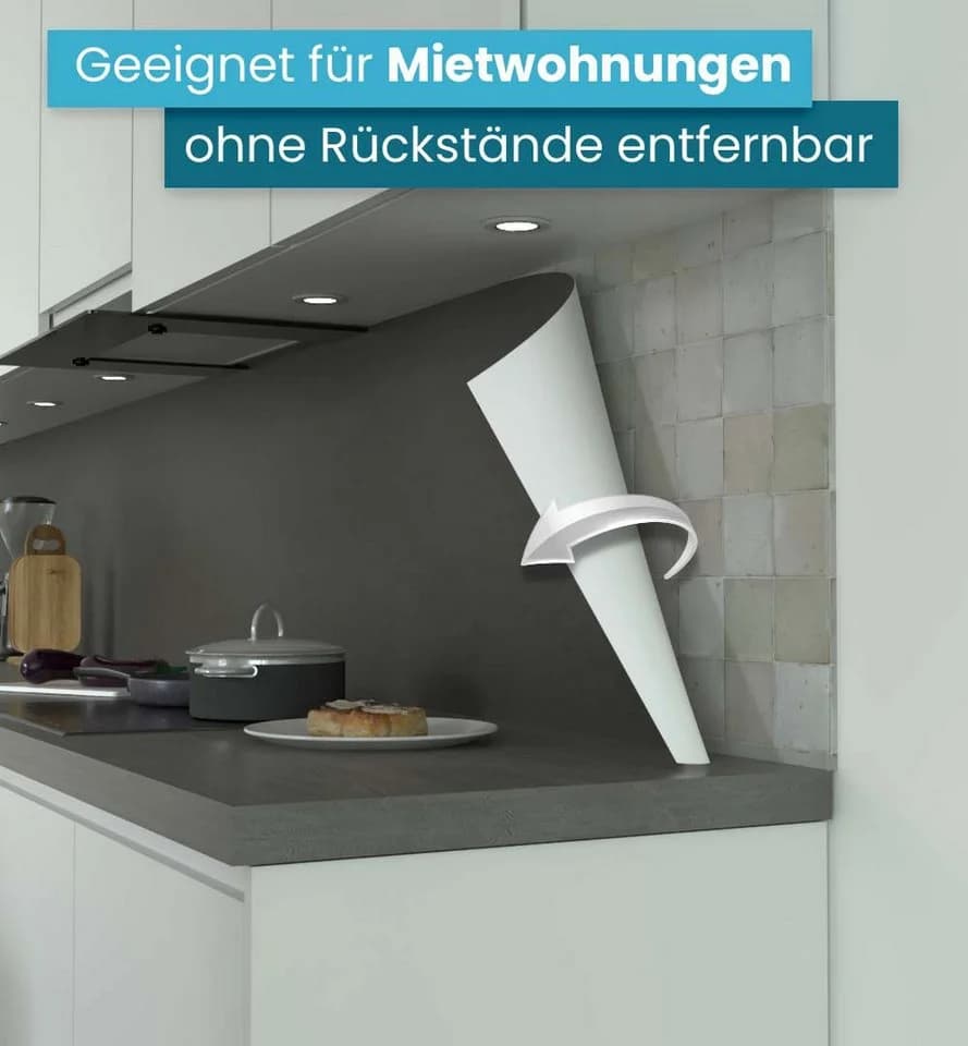 MyMaxxi Küchenrückwand Steinstruktur-Optik Schwarz Selbstklebend - Bild 3