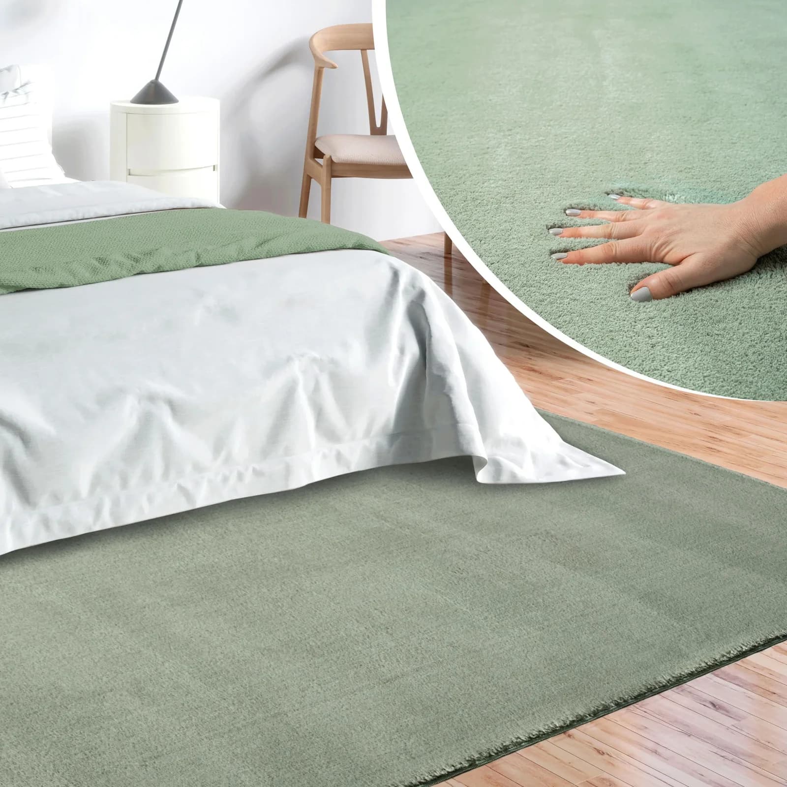 MERINOS Kunstfellteppich Loft 37 Grün Soft & Kuschelig - Bild 2