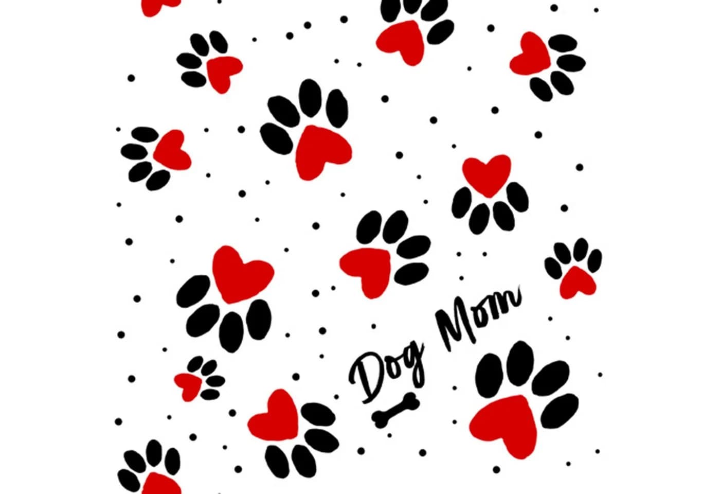 ti-flair Papierserviette 3-lagig Dog Mom Motiv 33x33cm 20 Stk