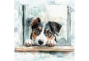 ti-flair Papierserviette 3-lagig 33x33cm Hund am Fenster Motiv 20 Stück Bild 2