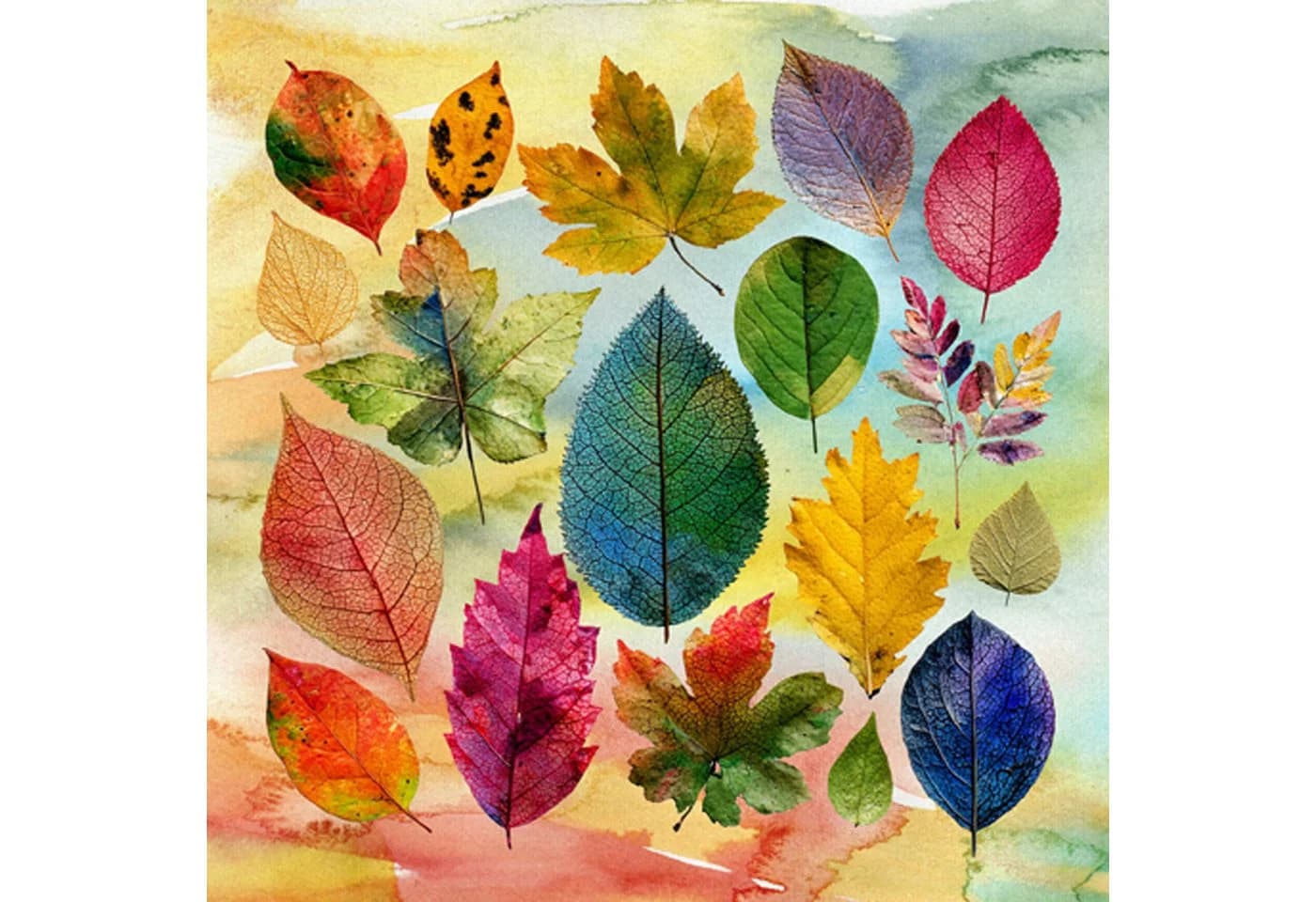 ti-flair Papierserviette Herbstblätter Motiv 3-lagig 33x33cm 20 Stück - Bild 2