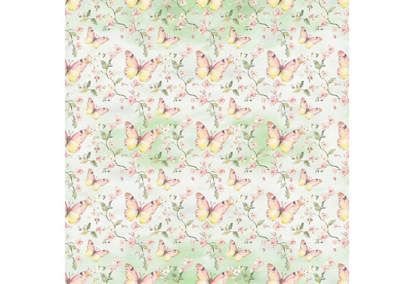 ti-flair Papierserviette 3-lagig Schmetterlinge & Blumen 33x33cm 20 Stück