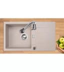 INTER Granitspüle Küchenspüle Komplett-Set mit Siphon Modern Bild 1