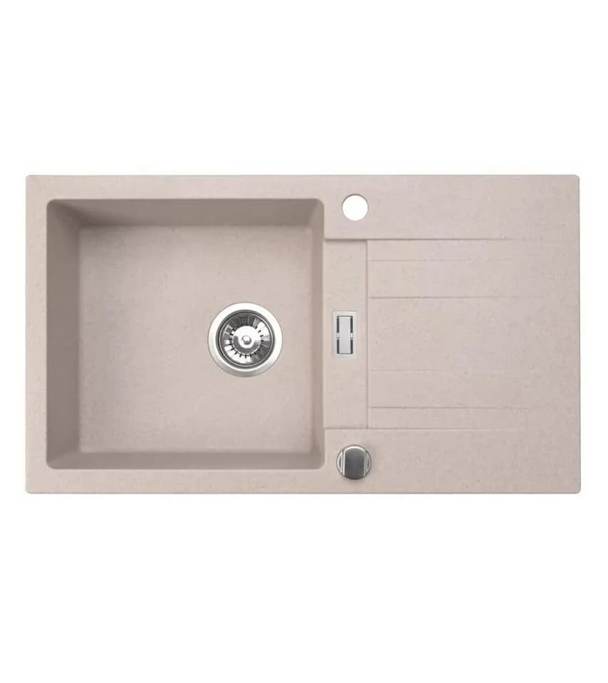INTER Granitspüle Küchenspüle Komplett-Set mit Siphon Modern - Bild 2