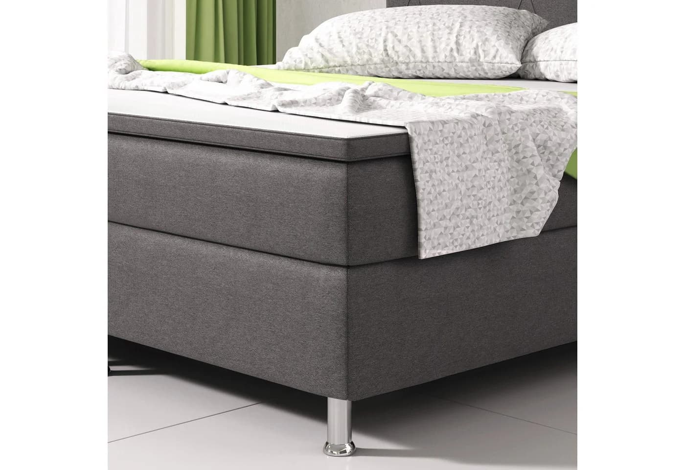 inter Boxspringbett Boston 140x200 cm 7-Zonen-Taschenfederkern - Bild 4