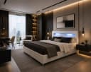inter Boxspringbett Monaco Weiß mit LED und 7-Zonen Matratze Bild 2