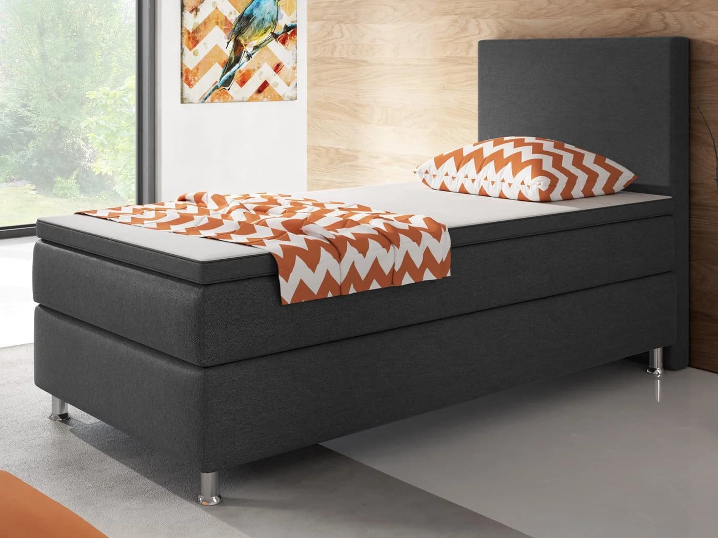 inter Boxspringbett Berlin 7-Zonen Taschenfederkernmatratze