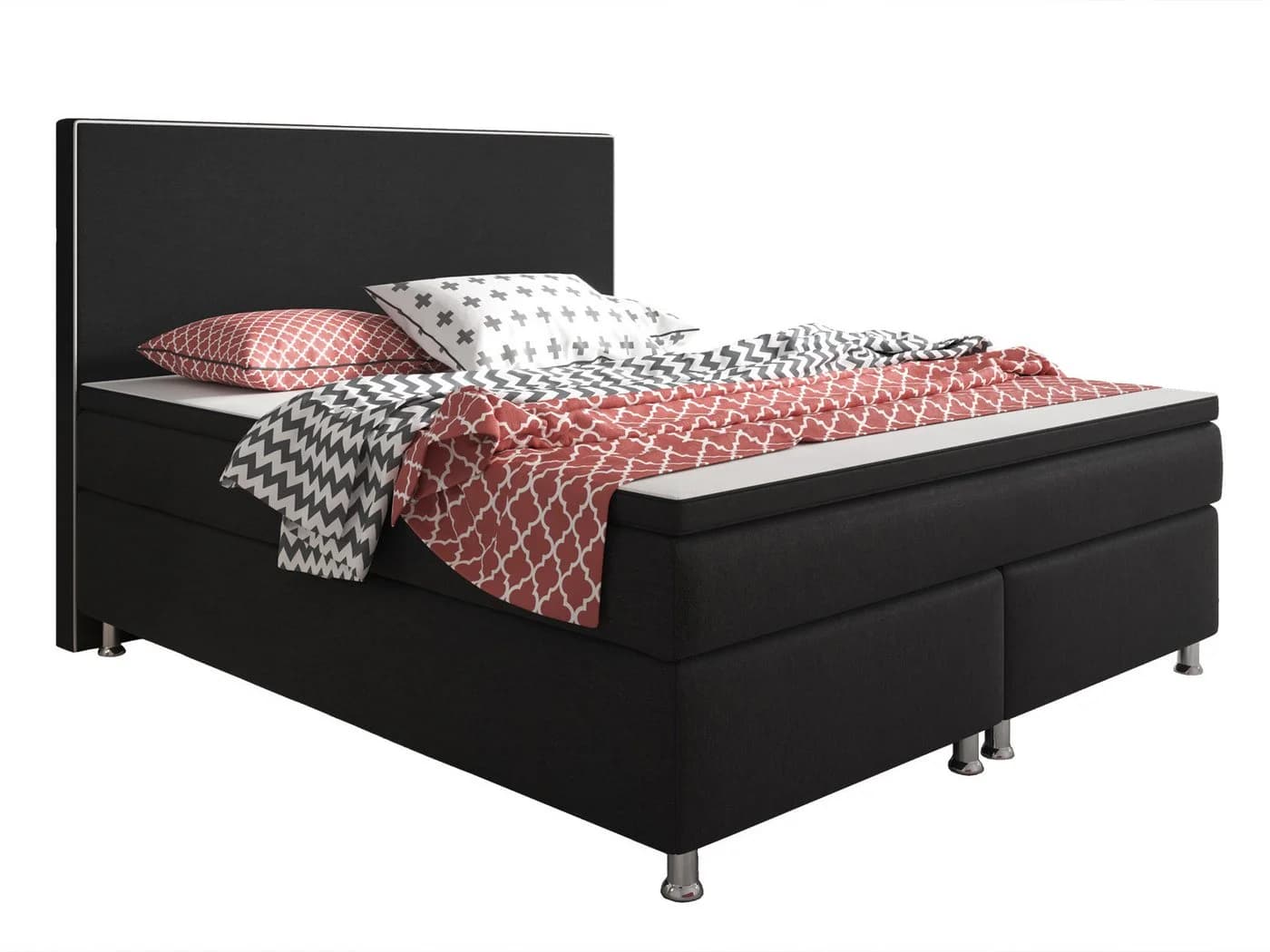 inter Boxspringbett King S 180x200 cm 7-Zonen-Taschenfederkern