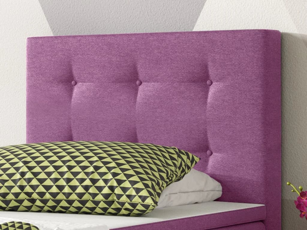 inter Boxspringbett Köln Rosa 7-Zonen Taschenfederkernmatratze - Bild 4