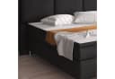 inter Boxspringbett Oslo Schwarz Kunstleder mit Matratzen und Topper Bild 5