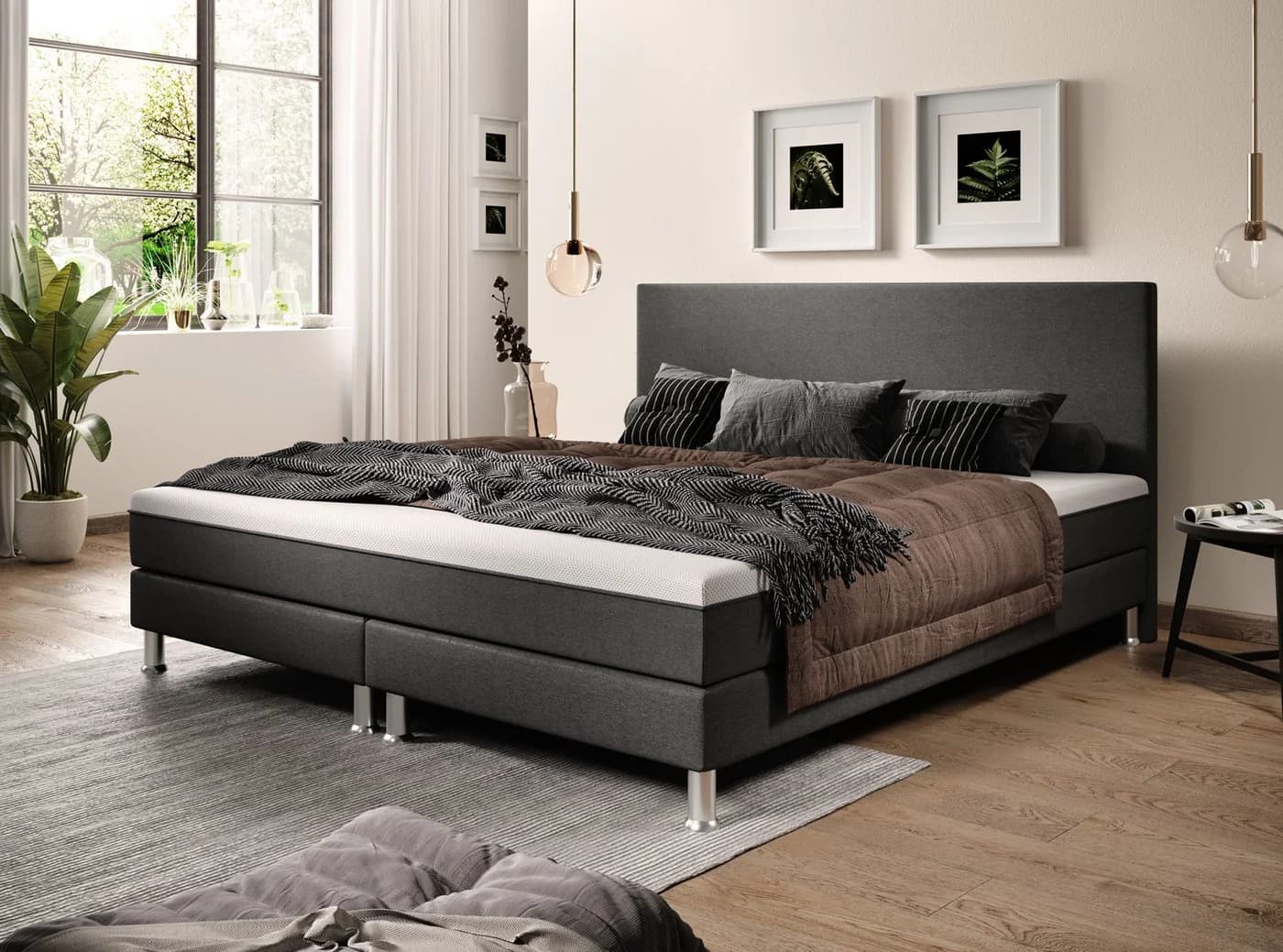 inter Boxspringbett Sunny Plus 180x200 cm mit 7-Zonen Matratzen - Bild 2