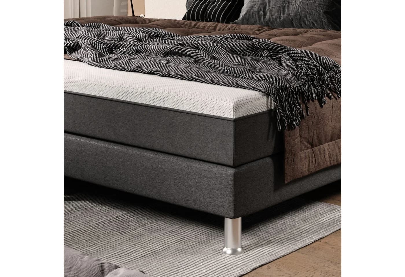 inter Boxspringbett Sunny Plus 180x200 cm mit 7-Zonen Matratzen - Bild 3