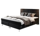 inter Boxspringbett Rotterdam Plus Schwarz 180x200 cm mit 7-Zonen-Matratzen Bild 1