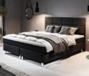 inter Boxspringbett Rotterdam Plus Schwarz 180x200 cm mit 7-Zonen-Matratzen Bild 2