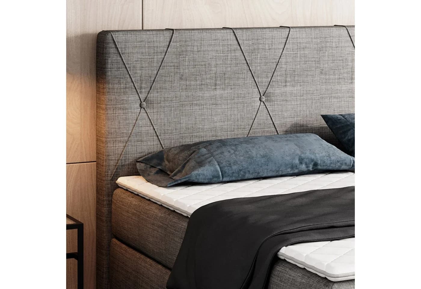 inter Boxspringbett Tokio mit 7 Zonen Taschenfederkernmatratzen inkl. Topper - Bild 4