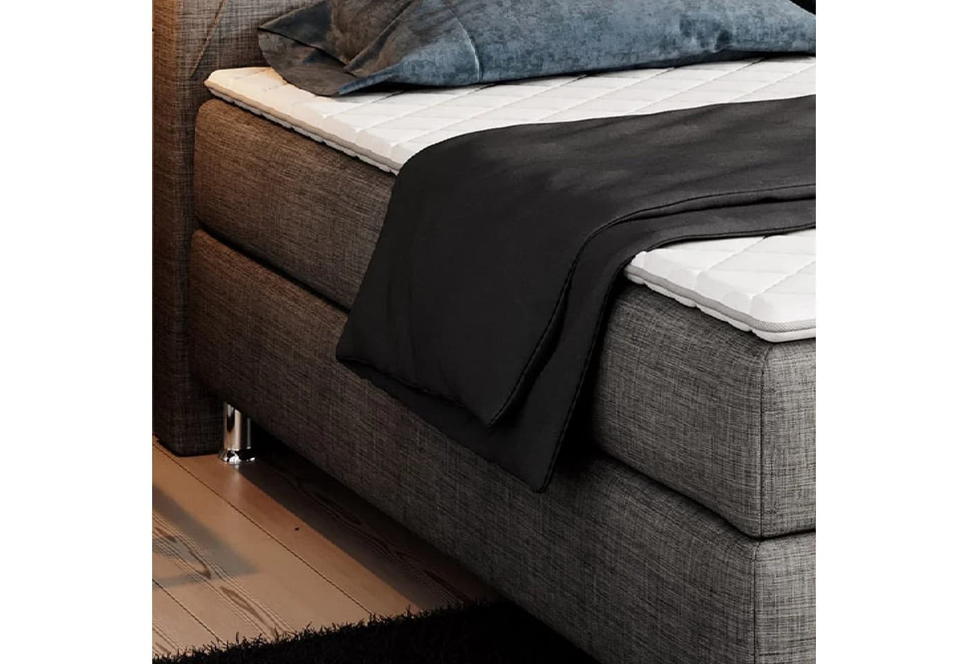 inter Boxspringbett Tokio mit 7 Zonen Taschenfederkernmatratzen inkl. Topper - Bild 5