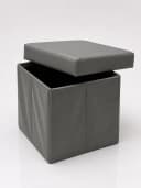 inter Faltbox Sitzhocker mit Stauraum Anthrazit Bild 1