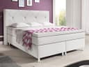 inter Boxspringbett Oxford 180x200 cm Weiß mit Topper Bild 1