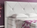 inter Boxspringbett Oxford 180x200 cm Weiß mit Topper Bild 3