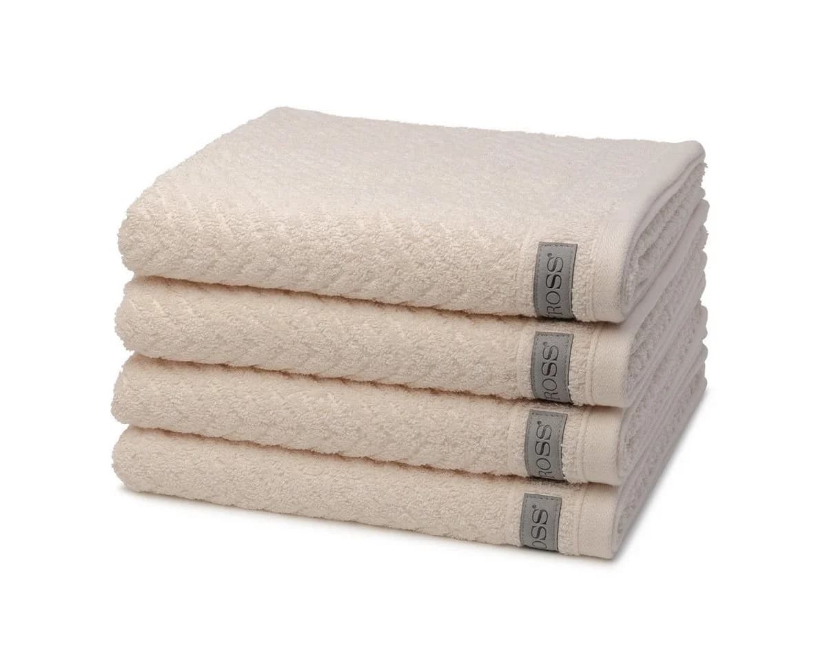 ROSS Handtuch Set Smart 4-tlg. Frottee Baumwolle Weiss - Bild 2