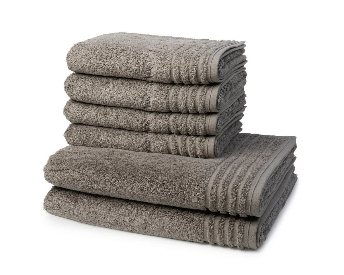 Vossen Handtuch Set Vienna Style Supersoft Grau Frottee 6-tlg. - Bild 2