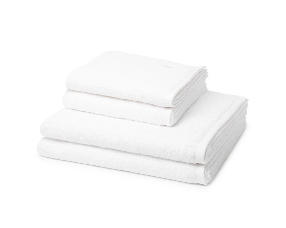ROSS Handtuch Set Vita Walkfrottee 4-tlg. Weiß Baumwolle Saugstark - Bild 2