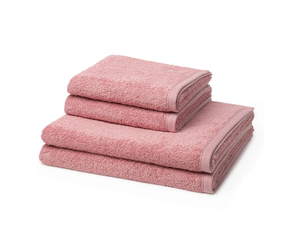 ROSS Handtuch Set Vita Walkfrottee Altrosa 4-tlg. - Bild 2