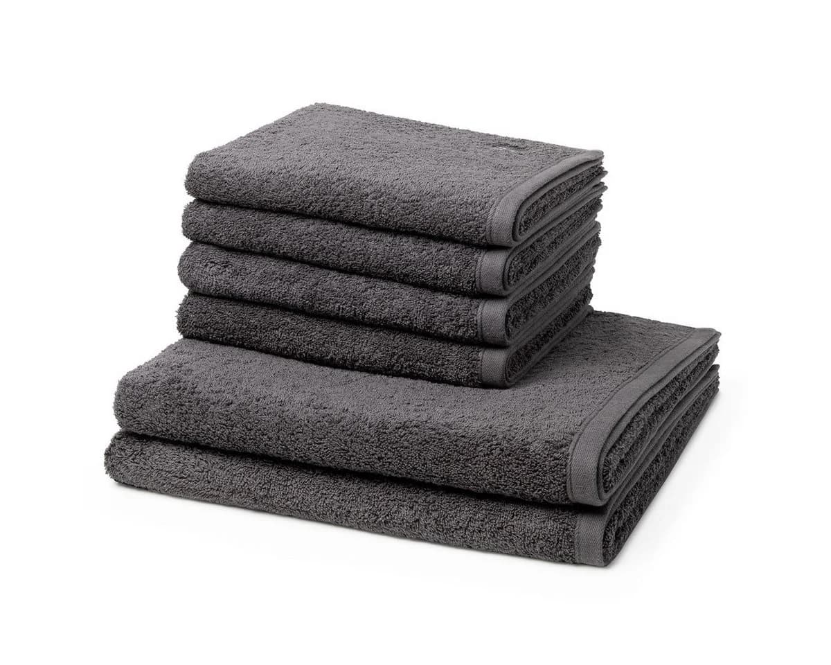 ROSS Handtuch Set Vita Walkfrottee Grau 6-teilig - Bild 2
