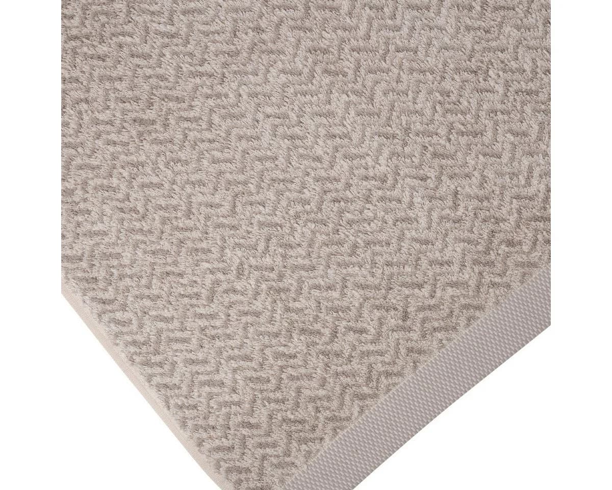 Möve Handtuch Set Brooklyn Fischgrat 4-tlg. Baumwolle Beige Braun - Bild 1