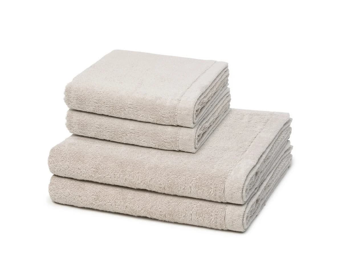 Cawö Handtuch Set Lifestyle 4-tlg. Beige Frottee - Bild 2