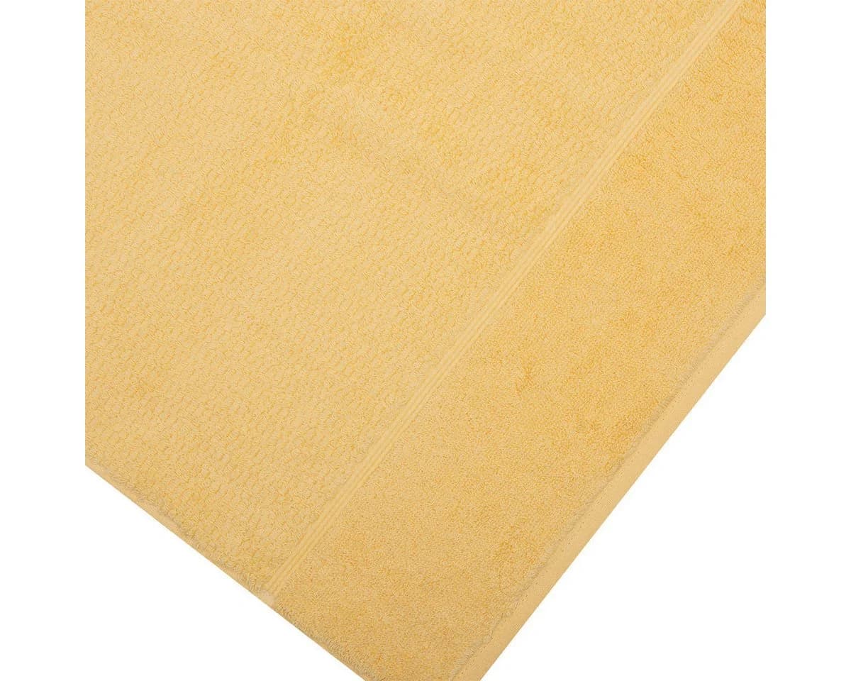 Möve for frottana Handtuch Set Pearl Walkfrottee 2x Duschtuch Maize