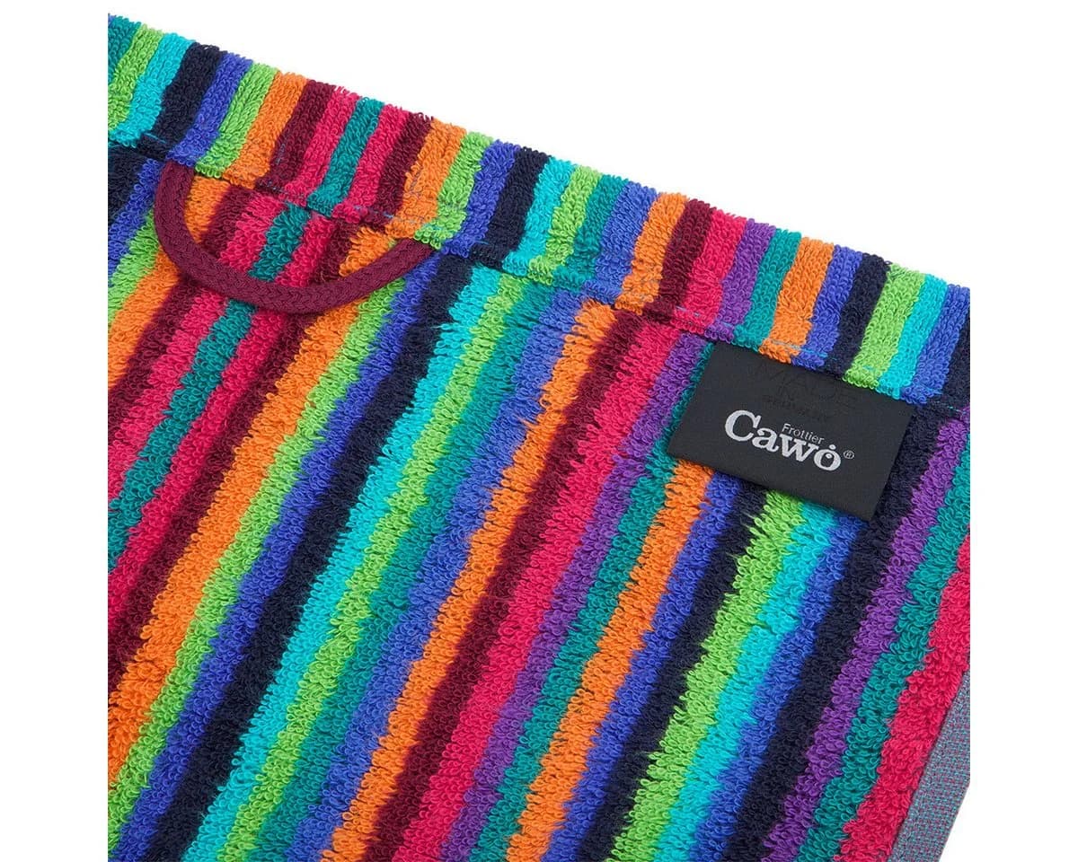 Cawö Handtuch Set Lifestyle 4-tlg. Bunt Baumwolle Walkfrottee