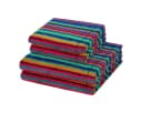 Cawö Handtuch Set Lifestyle 4-tlg. Bunt Baumwolle Walkfrottee Bild 2